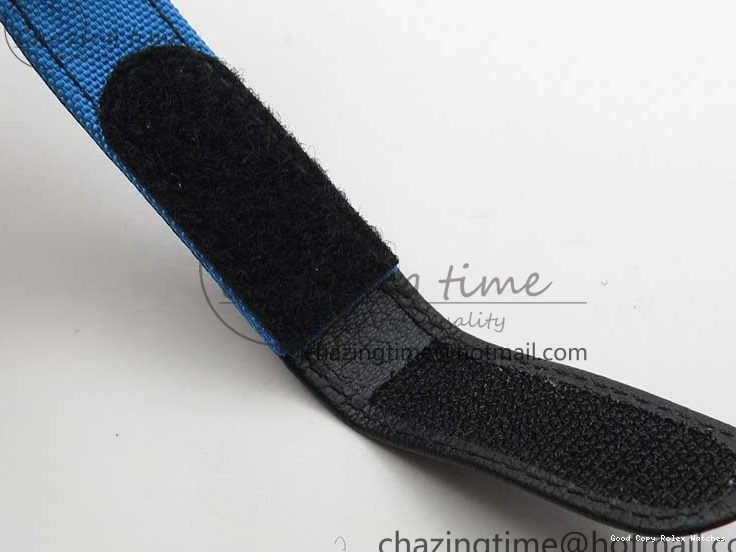 AAA Replica Watches on OMF DIW A Blue Dial Nylon 2844 Light Daytona Strap Blue Efficient Best Edition Light Carbon 0101